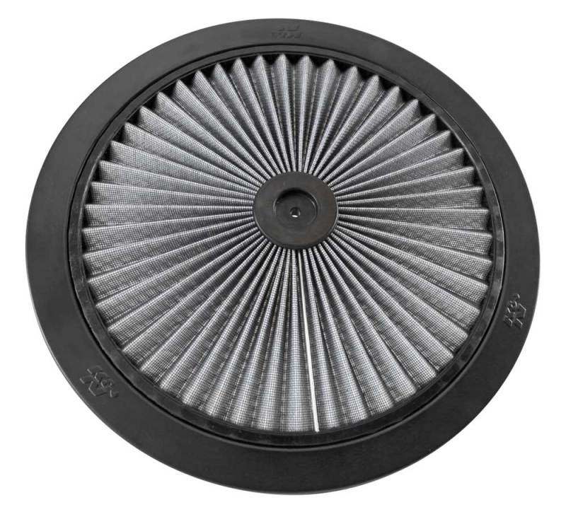 K&N X-Stream Top Filter - 14 inch OD Black Round Lid