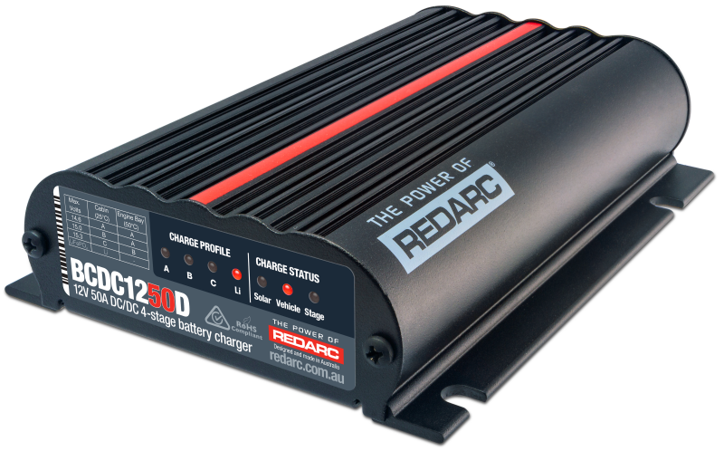 REDARC DC/DC 4-Stage In-Vehicle Battery Charger - 12V 50A