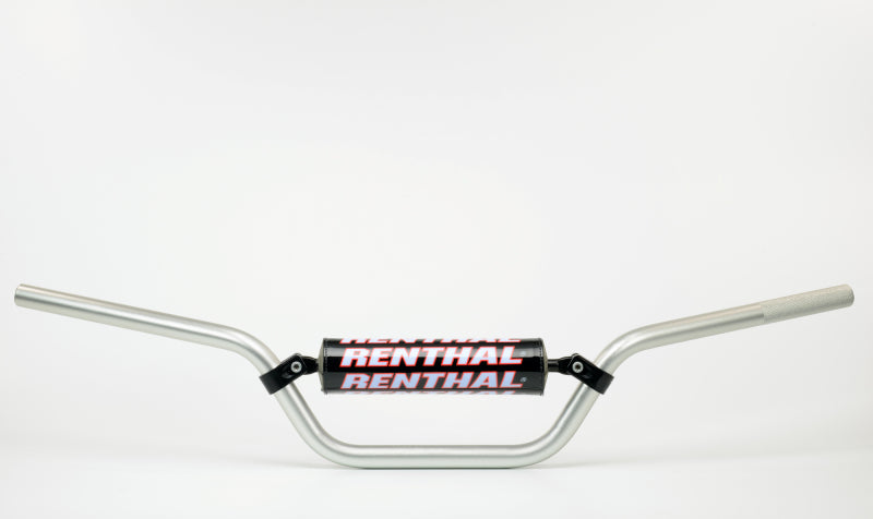 Manillar Renthal 99-09 Honda TRX400EX/ X de 7/8 pulg. para cuatriciclo, color plateado