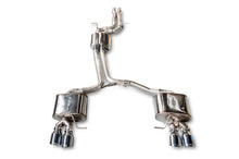 Cargar imagen en el visor de la galería, AWE Tuning Audi 8R SQ5 Touring Edition Exhaust - Quad Outlet Chrome Silver Tips