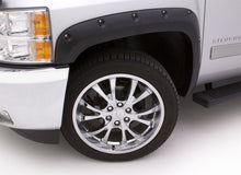 Cargar imagen en el visor de la galería, Lund 07-14 GMC Sierra 2500 RX - Guardabarros texturizados estilo remache Elite Series - Negro (4 piezas)