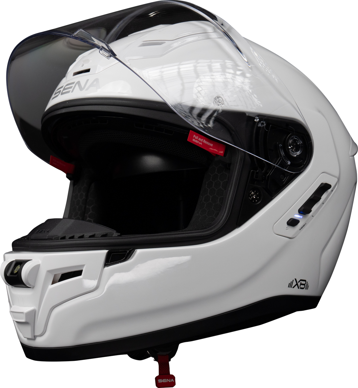 SENA Phantom XB Smart FF Helmet White MD (PHANTOMXB-GW00M3)