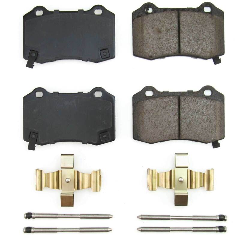 Power Stop 18-21 Jeep Grand Cherokee Rear Z17 Evolution Ceramic Brake Pads w/Hardware