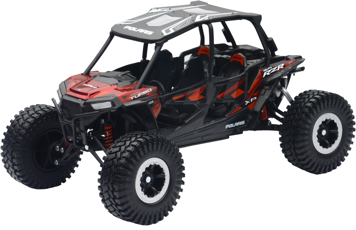 NEW-RAY Replica 1:18 UTV Polaris RZR 4 Turbo XP RC RED (57976B)