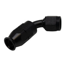 Cargar imagen en el visor de la galería, DeatschWerks 6 AN Female Flare Swivel 60-Degree Hose End PTFE - Anodized Matte Black