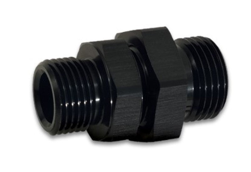 Adaptador de unión ORB macho a macho de -10AN a -8AN vibrante - Anodizado negro