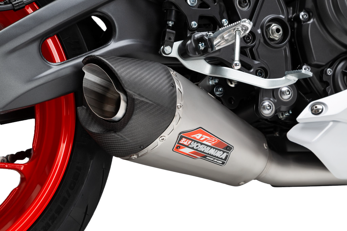 Yoshimura Exhaust Street AT2 SS-SS-CF YAM (13720AP520)