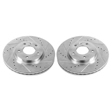 Cargar imagen en el visor de la galería, Power Stop 21-22 Chevrolet Trailblazer Rear Drilled &amp; Slotted Rotor (Pair)