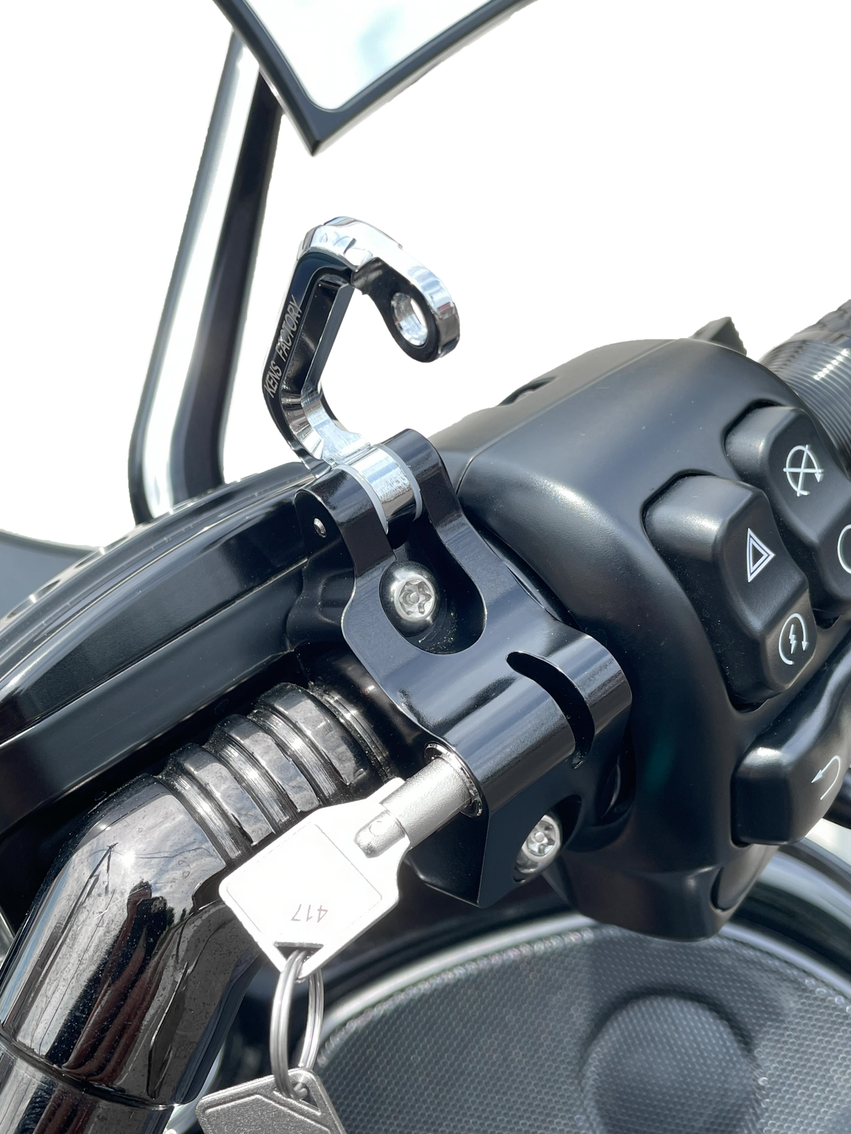Kens Factory NL Lock & Perch Black BT `84-25 (KFL-10)