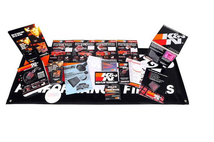 K&N  Promotional Decal/Sticker Pack