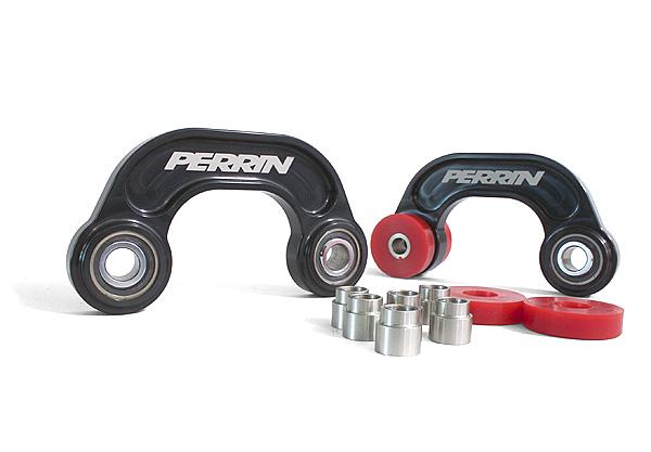 Perrin 02-12 Subaru WRX/04-12 STi/02-13 Legacy Front Endlink Kit w/Bushings *Excl. '02-07 Wagon