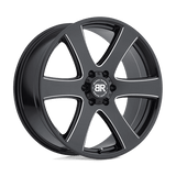 Black Rhino Wheels BRHAK 20X8.5 6X5.5 G-BLK-MILL 45MM