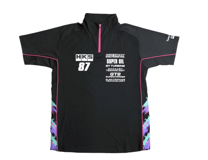 HKS TEAM HALF ZIP POLO SHIRT 2025 2L