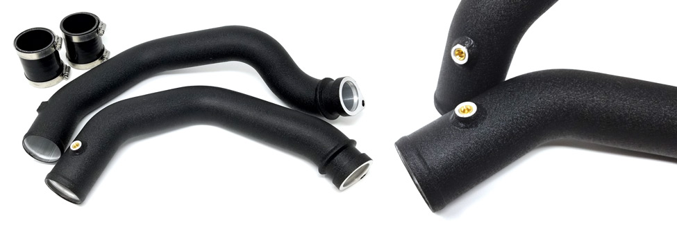BMS M3/M4 S55 Aluminum Replacement Upgraded Charge Pipes - view 3