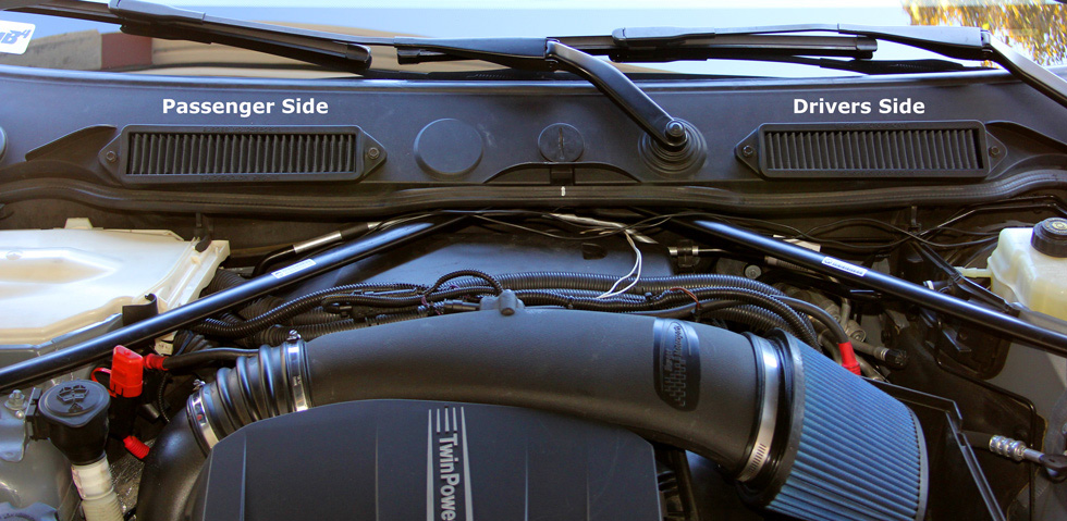 BMS Cowl Filters for BMW E9x E8x & X1 - view 4
