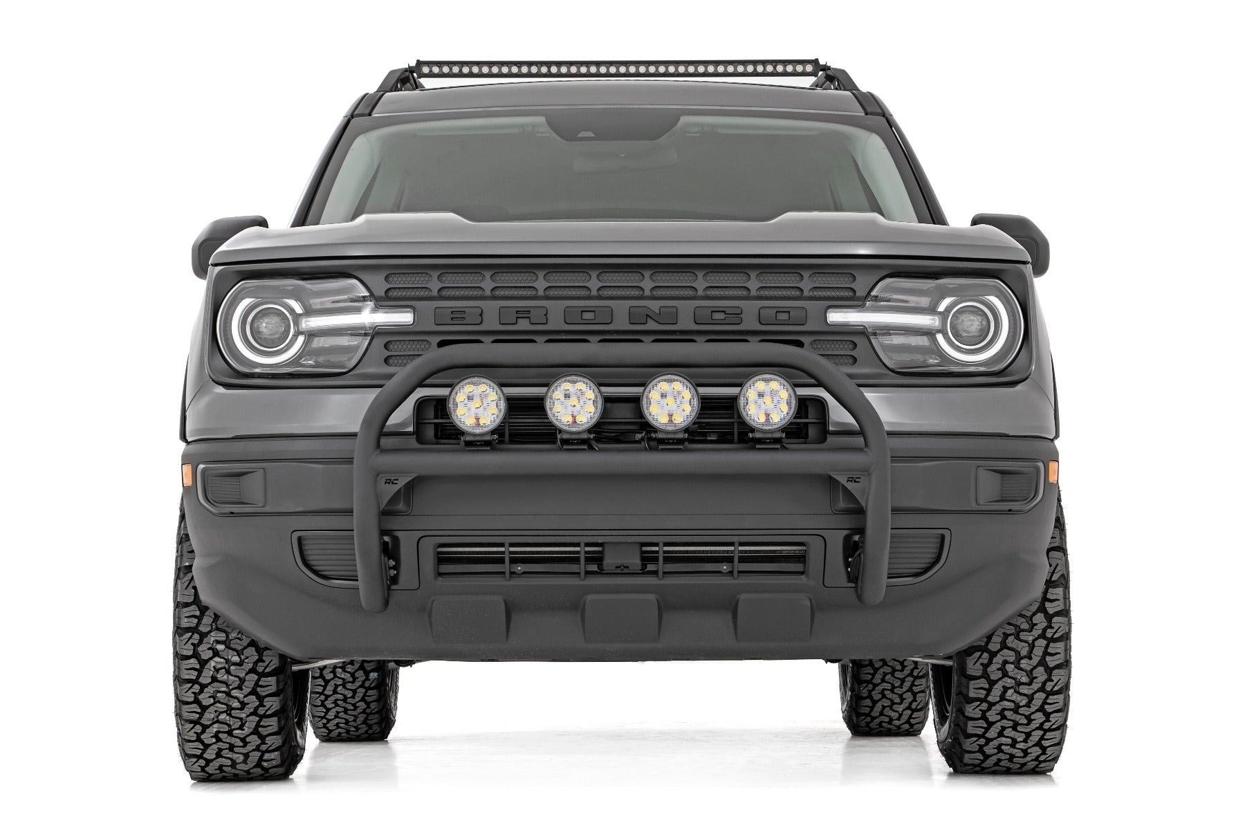 Nudge Bar | 4 Inch Round Led (x4) | Ford Bronco Sport 4WD (2021-2024)