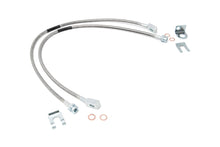 Load image into Gallery viewer, Brake Lines | Stainless | FR | 4-6&quot; Lift | Jeep Cherokee XJ (84-01)/Wrangler TJ (97-06) 