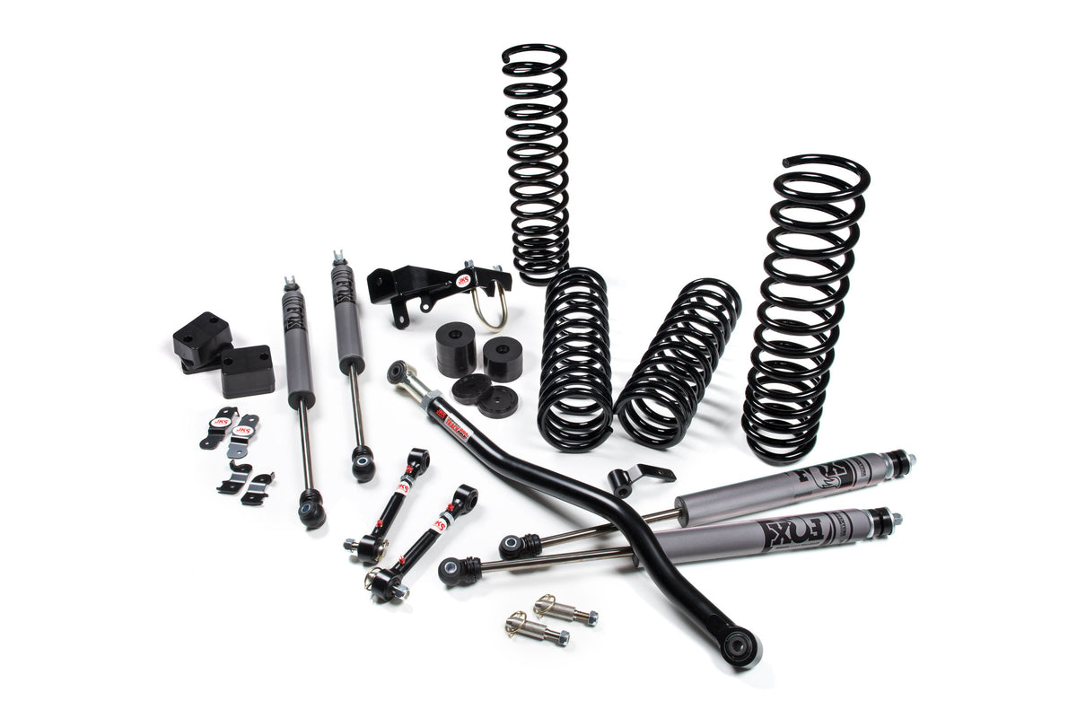 JKS Manufacturing 07-18 Jeep JK 4Dr 3.5in J-Venture System w/ Fox Adventure Shocks