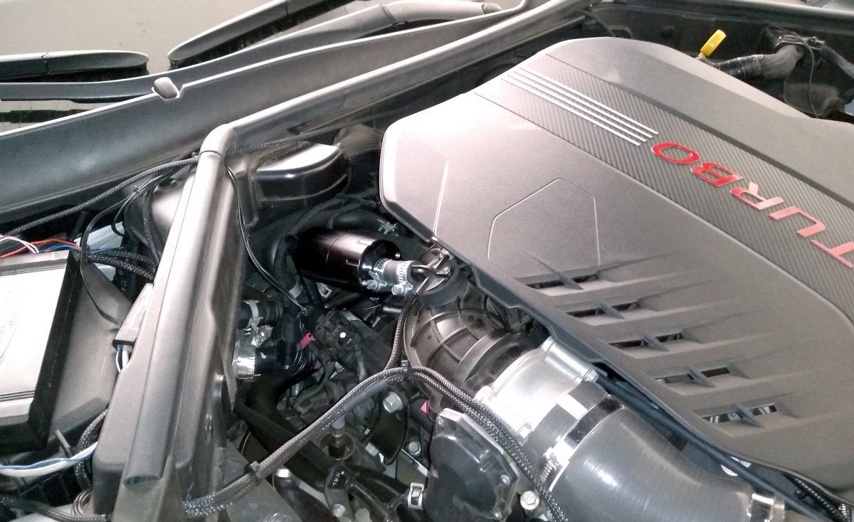 BMS Kia Stinger/Genesis G70 3.3L Zero Maintenance Oil Catch Can - view 5