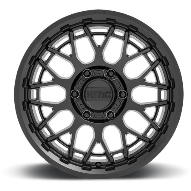 KMC Wheels KM722 17X8.5 5X5.0 S-BLK 18MM