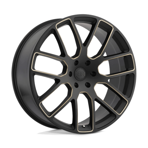 BRKUN 22X9.5 6X5.5 M-BLK-DDT-MILL 25MM