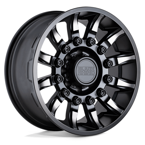 BRMSN 17X8.5 6X5.5 M-BLK-MCH-DDT -18MM