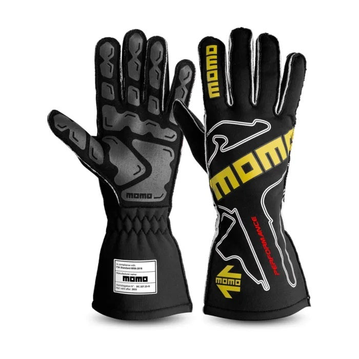 Momo Gloves Peformance Black 09 Fia 8856-2018