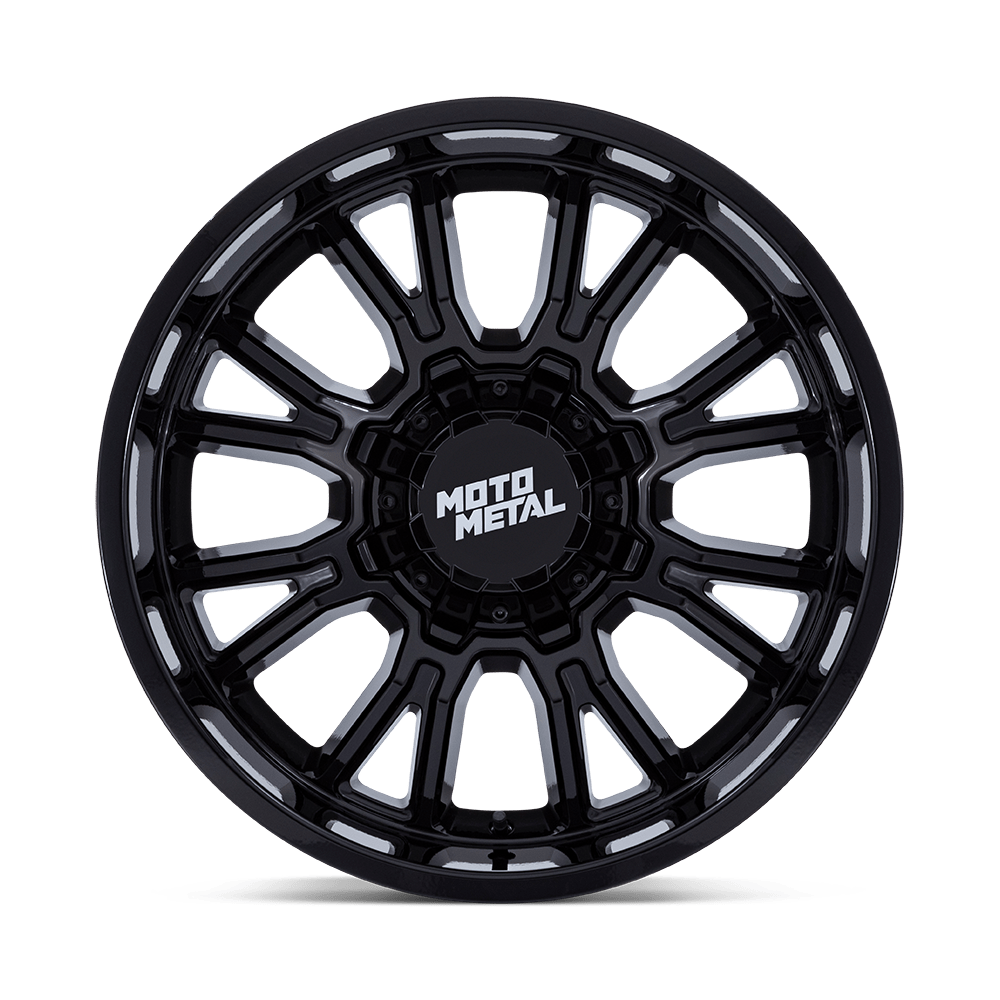 Moto Metal MO810 20X10 BLANCO G-BLK-MCH -18MM (108-155)