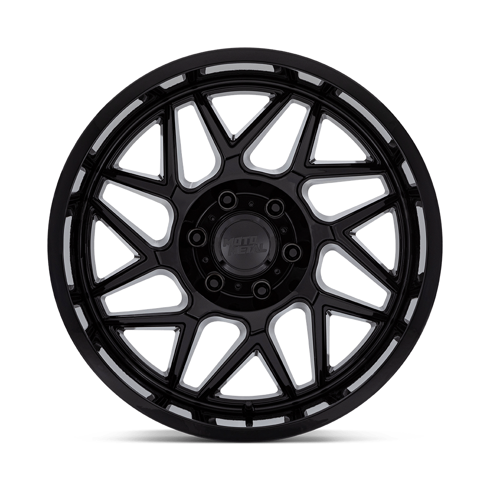 Moto Metal MO812 20X10 8X180 G-BLK -18MM