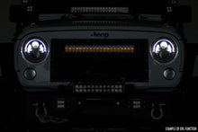 Cargar imagen en el visor de la galería, 20 Inch Black Series LED Light Bar | Dual Row | Amber DRL