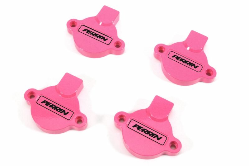 Perrin Cam Solenoid Cover Pink — Fits 2015-2022 Subaru WRX / 2019-2024 Subaru Ascent