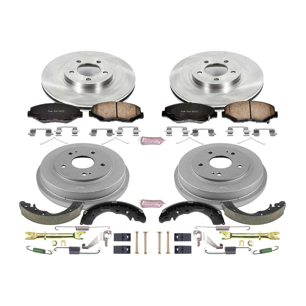 Power Stop 03-07 Honda Accord Coupe Front & Rear Autospecialty Brake Kit