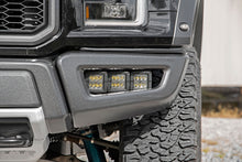 Cargar imagen en el visor de la galería, LED Light Kit | Fog Mount | Triple 2&quot; Black Pair | Ford Raptor 4WD (17-20)