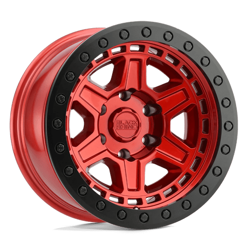 BRREN 17X9 6X5.5 C-RED-BLKLP -12MM