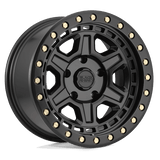 Black Rhino Wheels BRREN 17X9 5X5.0 M-BLK-BLTS 0MM