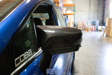 Load image into Gallery viewer, Revel GT Dry Carbon Mirror Covers (Left &amp; Right) 16-18 Subaru WRX/STI - 1 Piece