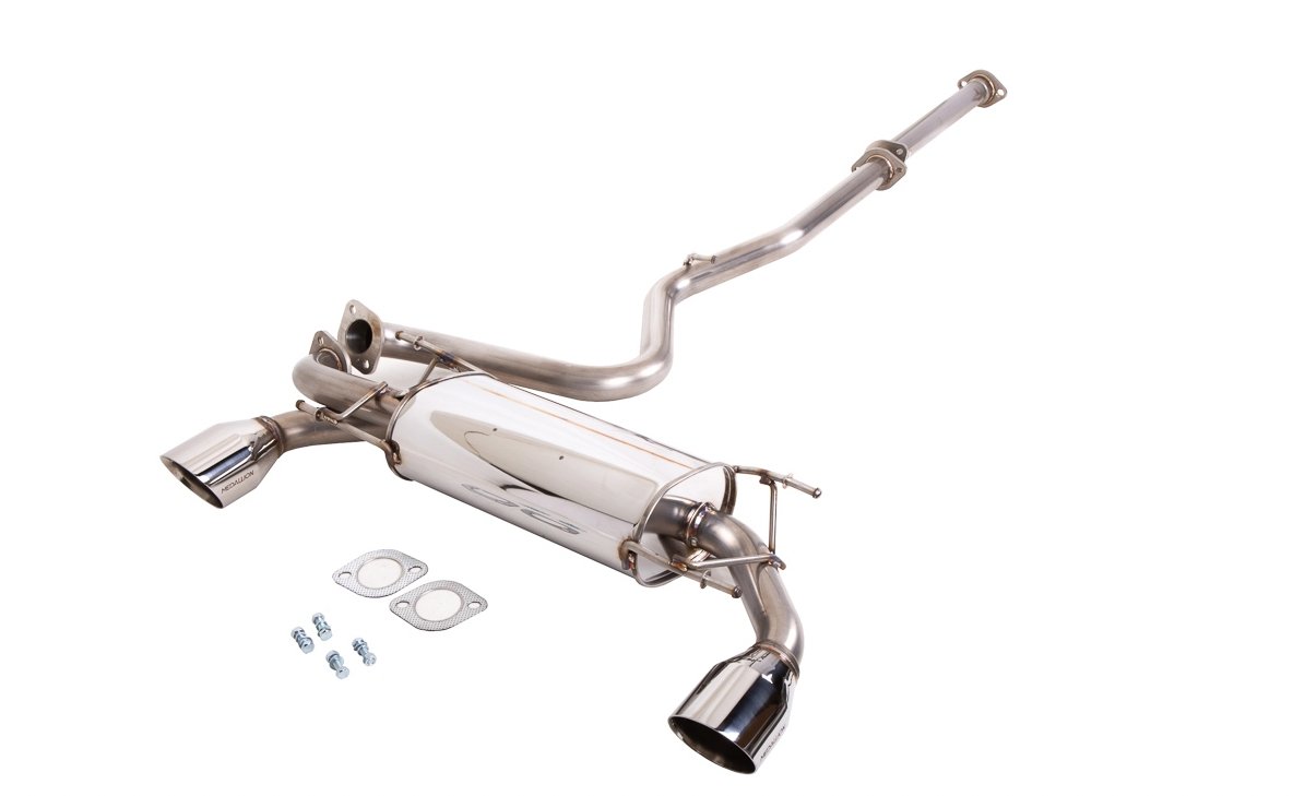 Revel Medallion Touring-S Catback Exhaust - Single Canister/ Dual Tip 13-16 Scion FR-S