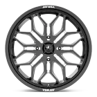 MSA MA47 20X7 4X110 G-BLK-MACH 10MM