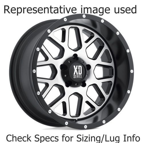 XD XD820 20X10 6X135 S-BLK MACH -24MM