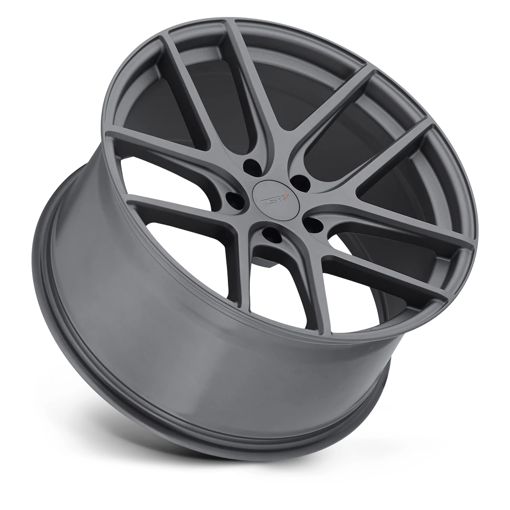 TSW Alloy Wheels TWGNV 17X8 5X4.5 M-GNMTL 40MM