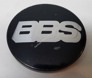 BBS Center Cap 70.6mm Black/Silver (5-tab)