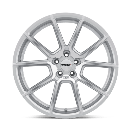 TSW Alloy Wheels TWCRN 20X8.5 5X4.5 SLV MIR FACE 40MM