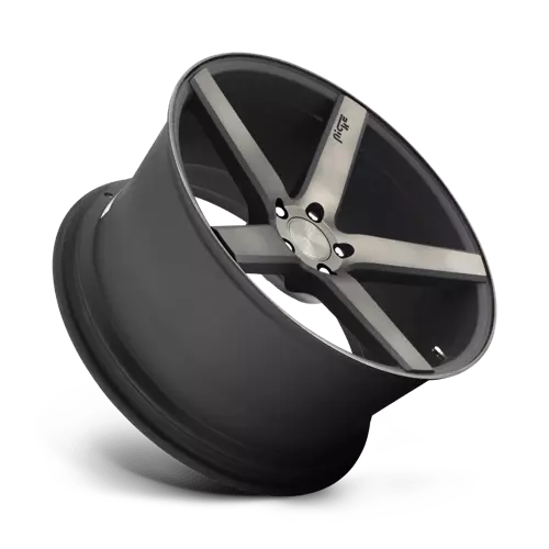 NICHE M134 Milan 19x8.5 5x112 Wheel – Matte Black Machined Double Dark Tint 42mm Offset