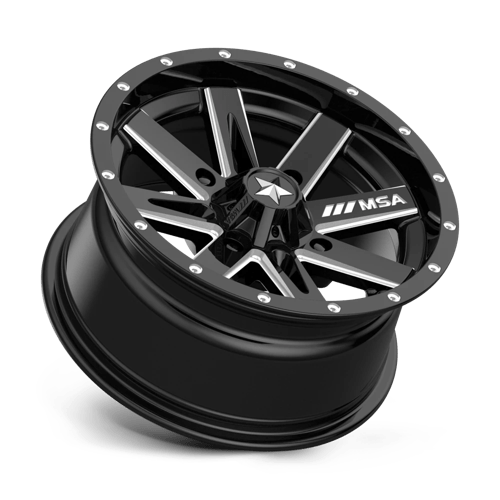 MSA MA41 18X7 4X156 G-BLK MILL 10MM
