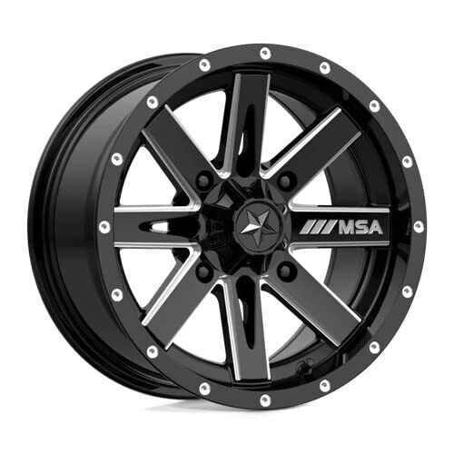 MSA MA41 18X7 4X156 G-BLK MILL 10MM
