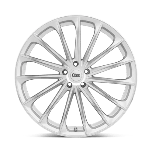 Ohm Proton 22x9 Flow Formed Wheel Silver Mirror Face 5x120 — Fits Tesla Model X