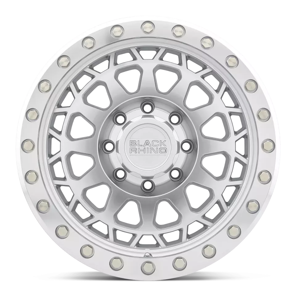 Black Rhino Wheels BRPRM 17X9 8X6.5 SLVR-MIR 0MM