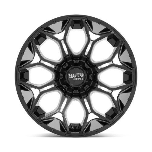 Moto Metal MO808 20X9 5X5.0/5.5 G-BLK FRESADO 00MM