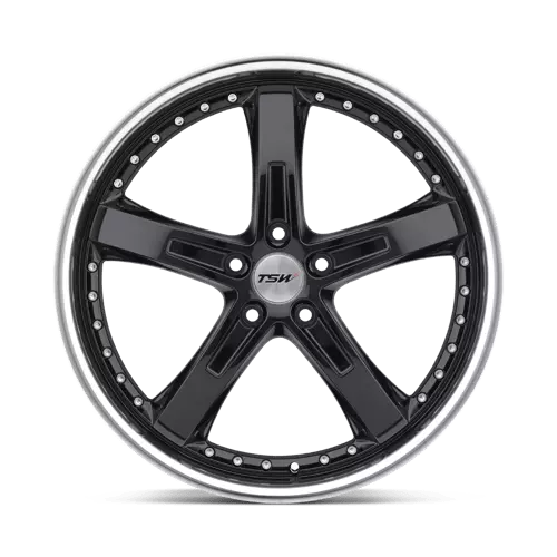 TWJAR 17X8 5X4.5 G-BLK MRR LIP 40MM