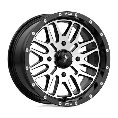 MSA MA38 14X7 4X137 G-BLK MACH 10MM